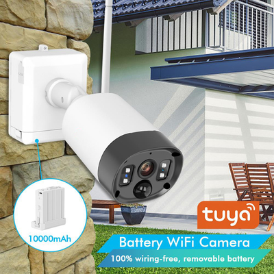 Caméra imperméable à la maison d'IP de la consommation 1080P Tuya de puissance faible de caméra de batterie de Wifi