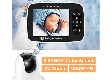 Moniteur visuel sans fil d'intérieur de bébé de Digital, Digital W