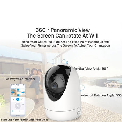 caméra de sécurité d'intérieur de 10m Infrared H.265X Wifi avec l'appli d'Iphone