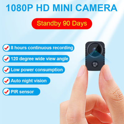 Caméra Mini Camcorders de HD 1080P Smart PIR Sensor Night Vision Body