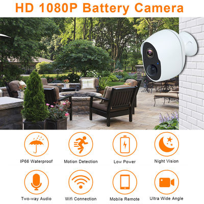 caméra solaire de 1080P IP66 4G avec la batterie rechargeable imperméable