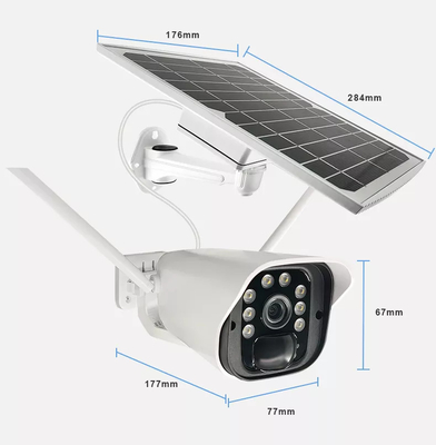 HD sans fil long avec les caméras de sécurité à la maison extérieures d'IP de PIR Wifi Solar Powered de caméra à piles de télévision en circuit fermé