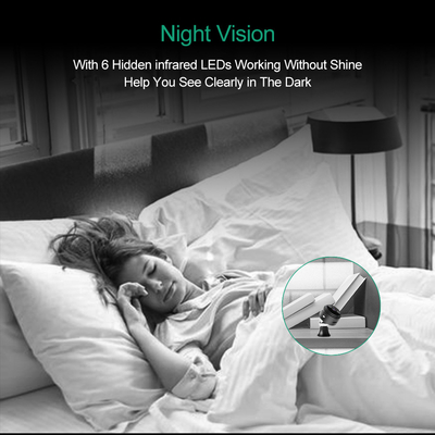 Vision nocturne sans fil magnétique des caméras HD 1080p d'ESPION établie dans la batterie rechargeable