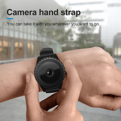 Surveillance invisible de bracelet d'ESPION de vision nocturne de batterie sans fil de caméras